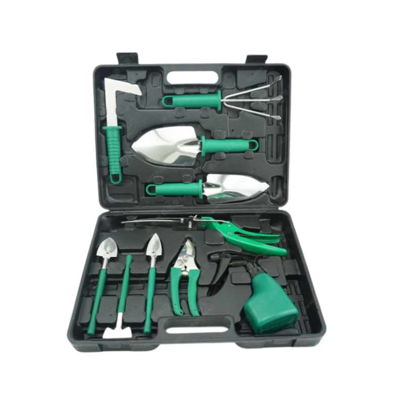 gardening tool set 10 pieces stainless steel garden tools kit gifts for men and women(4 colors)