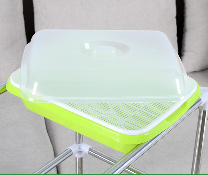 double-tier hydroponic trays
