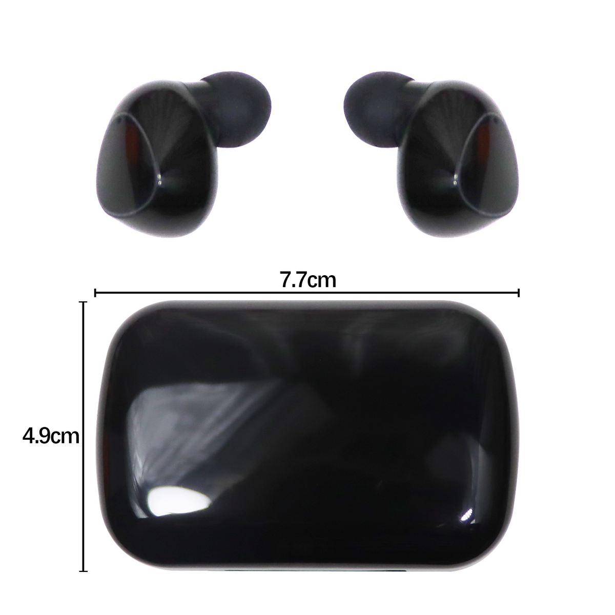 M10 Wireless Bluetooth Headphones, Noise Cancelling Over-Ear Headset with Hi-Fi Sound, Three Screen Display, Lagre Magnetic Charging Cabin Soilphu