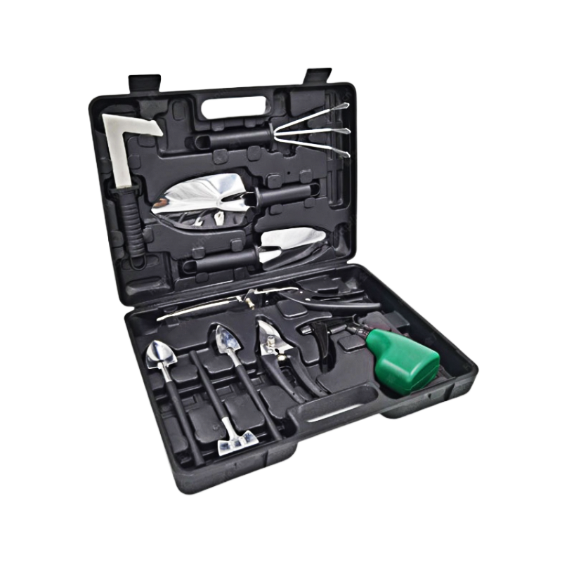 gardening tool set 10 pieces stainless steel garden tools kit gifts for men and women(4 colors)