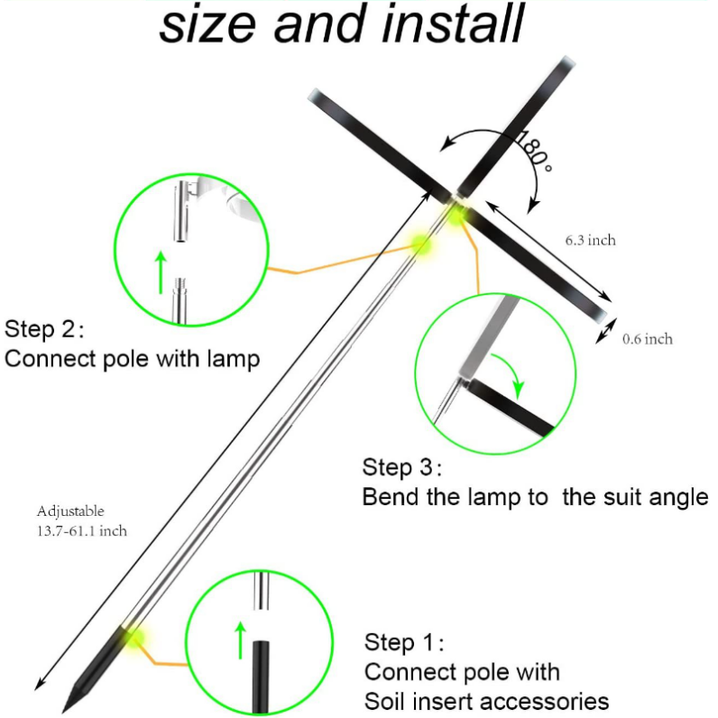 Height Adjustable Growing Lamp