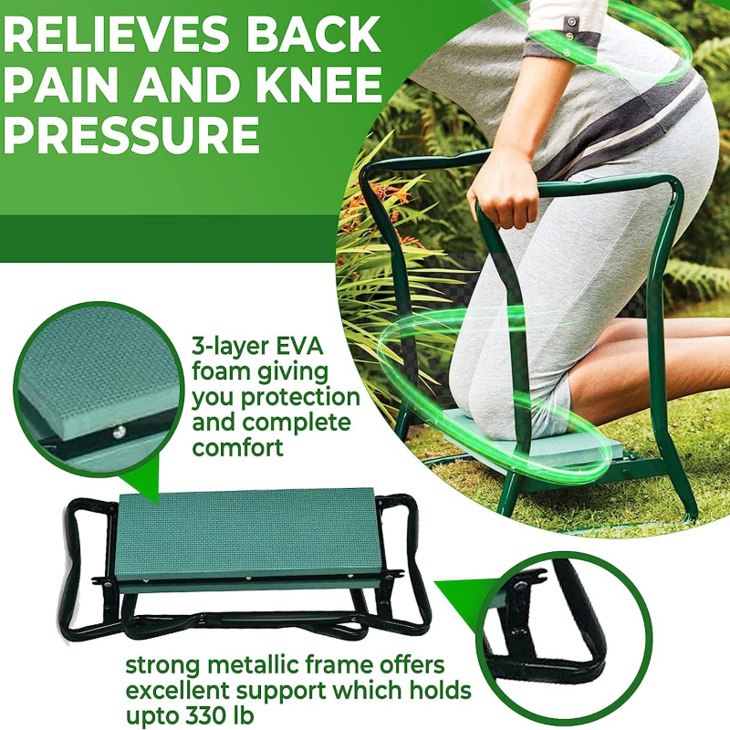 Versatile 2-in-1 Garden Stool