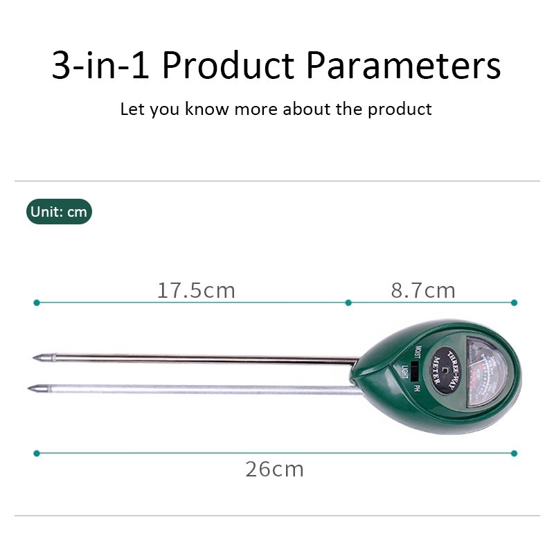 3 in 1 moisture meter for house plants