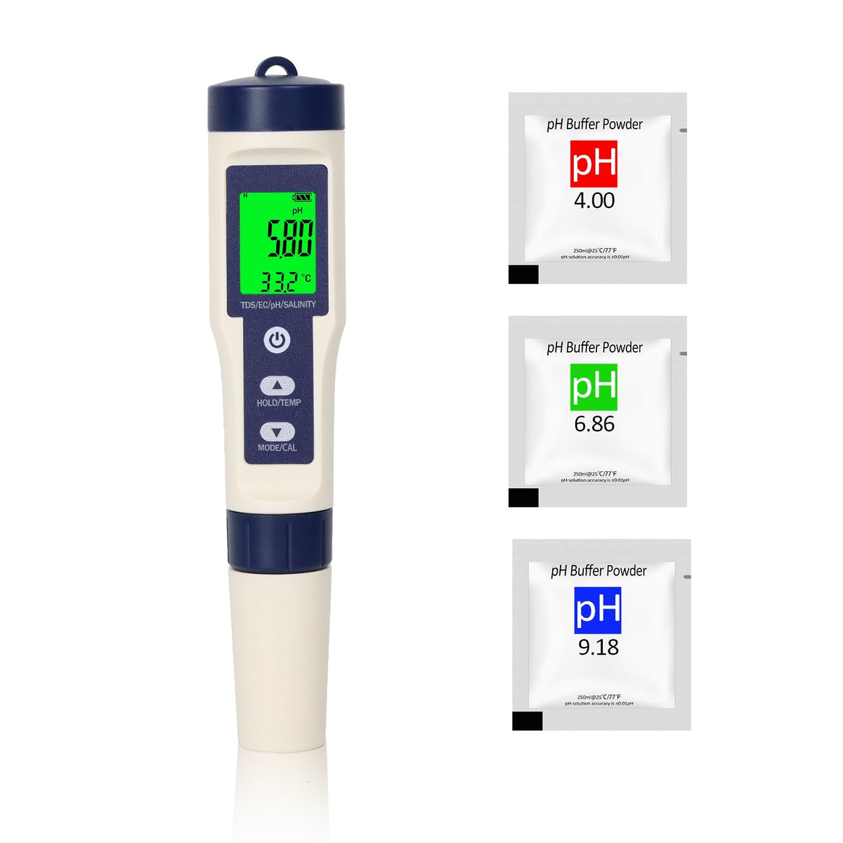 Digital pH water quality test meter