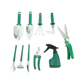 gardening tool set 10 pieces stainless steel garden tools kit gifts for men and women(4 colors)