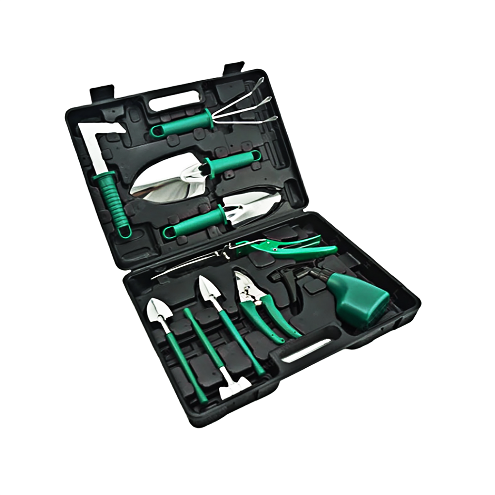 gardening tool set 10 pieces stainless steel garden tools kit gifts for men and women(4 colors)