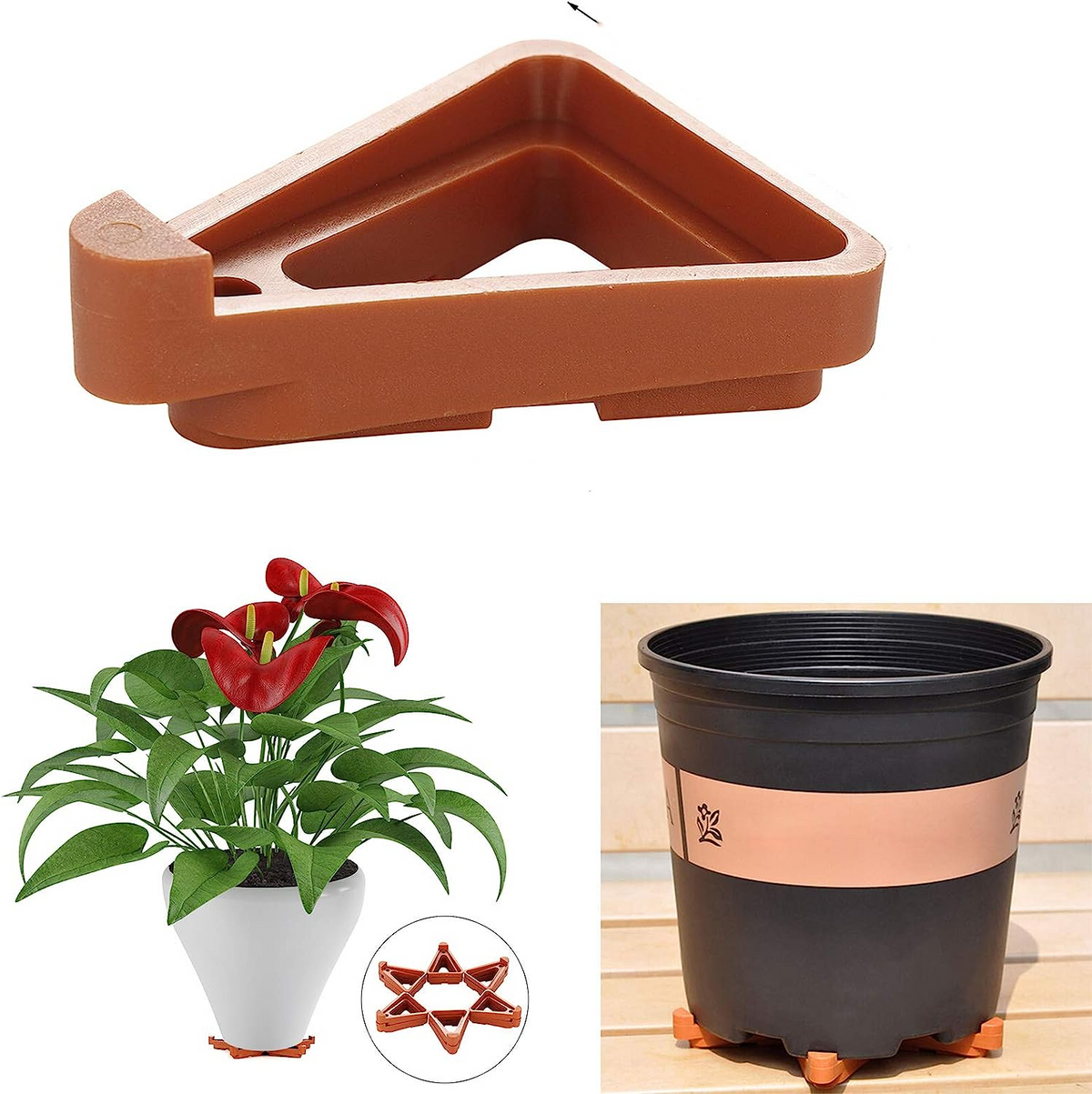 Plant pot toes