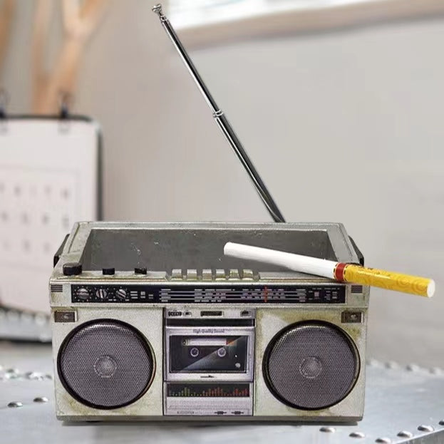 Decorative Flower Pot Retro Radio Shaped Plant Pot