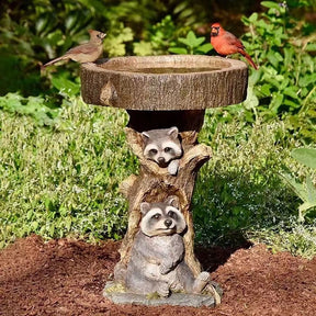 Garden raccoon resin ornaments decoration