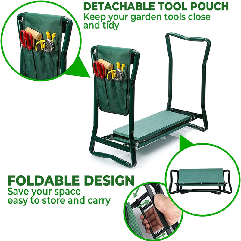 Kneeling gardening bench