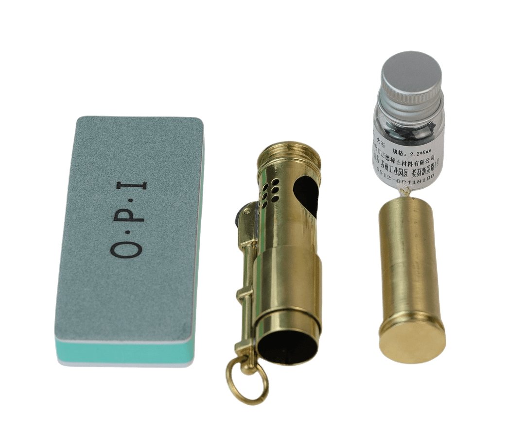 Private Custom Products Vintage Lighter (Without Kerosene), Reusable Windproof Trench Lighter, Cute And Cool Lighter, Novelty Soft Flame Kerosene Metal Lighter, Best Gift For Man Dad Husband, 1pcs (Bronze) - Soilphu 